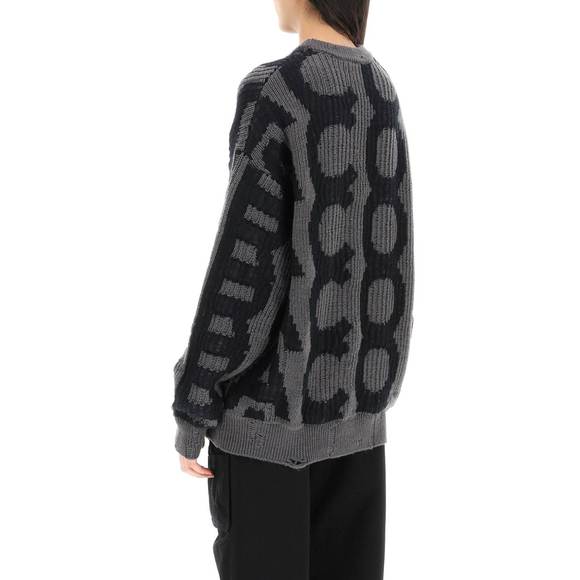 Marc jacobs distressed monogram sweater - Picture 4 of 4